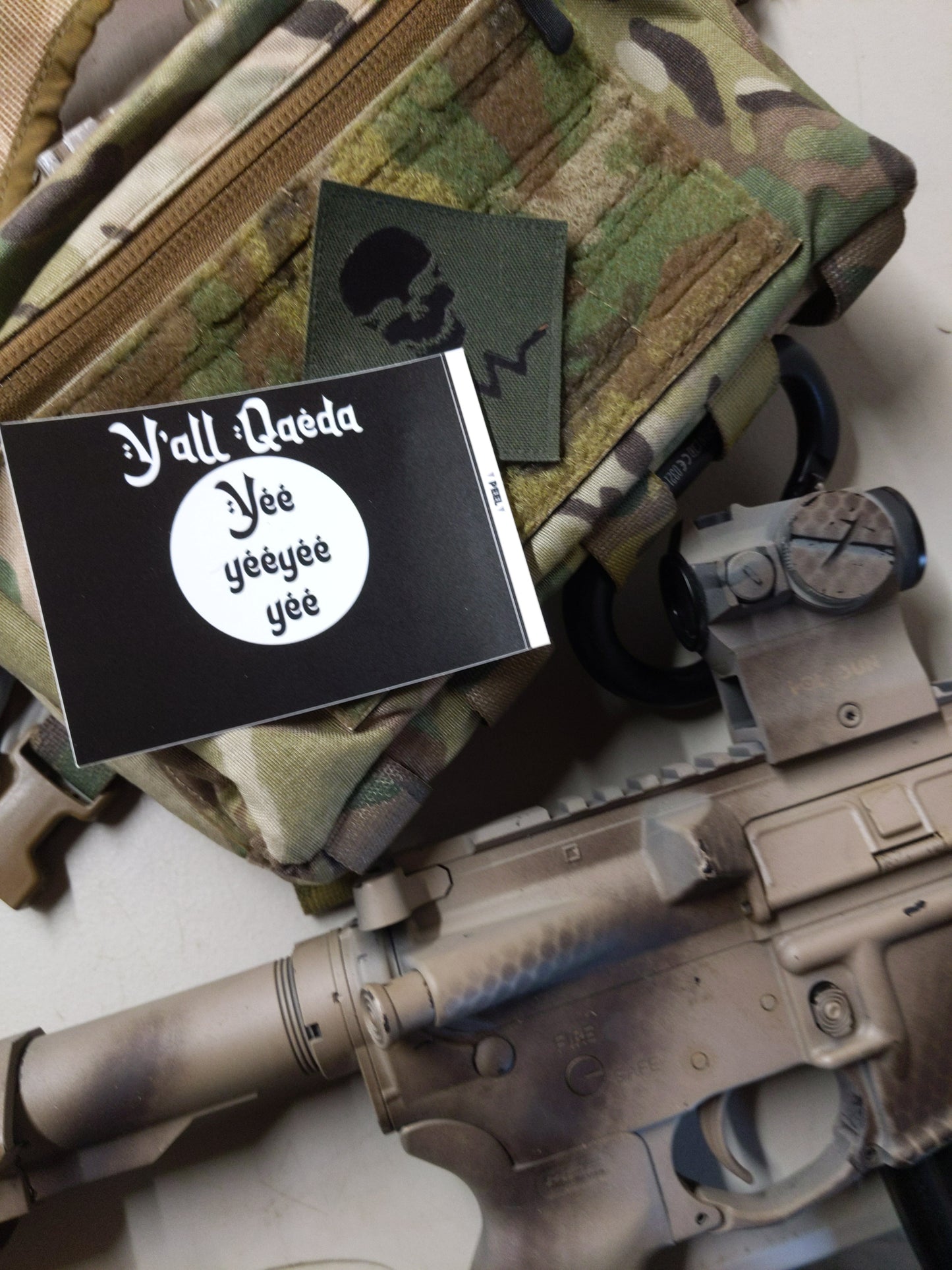 Yall Qaeda Flag Decal