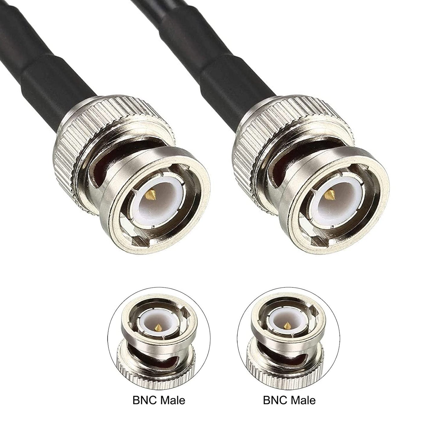 BNC RG-58 Coax Cable, 25ft