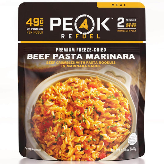Peak Refuel Beef Pasta Marinara