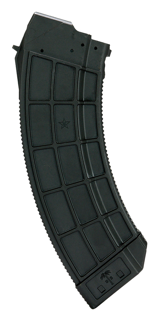 US Palm Standard 30rd 7.62x39mm For AK-47 Black Polymer