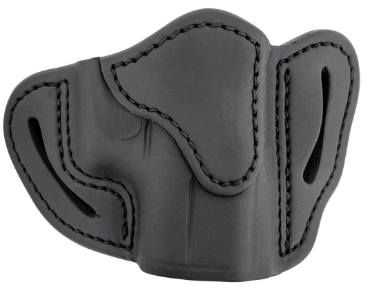 1791 Gunleather BHC Optic Ready OWB Compact Stealth Black Leather Belt Slide Compatible w/Glock 43/Sig P365/Walther PPK Right Hand