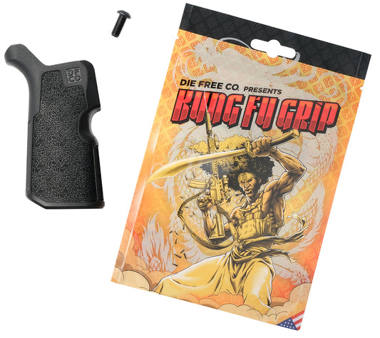 Die Free Co Llc Kung Fu Grip Black Nylon Fits AR15/M4/AR10/SR25