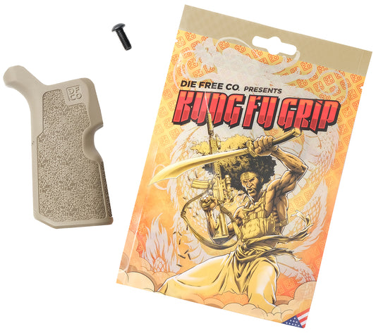 Die Free Co Llc Kung Fu Grip Flat Dark Earth Nylon Fits AR15/M4/AR10/SR25