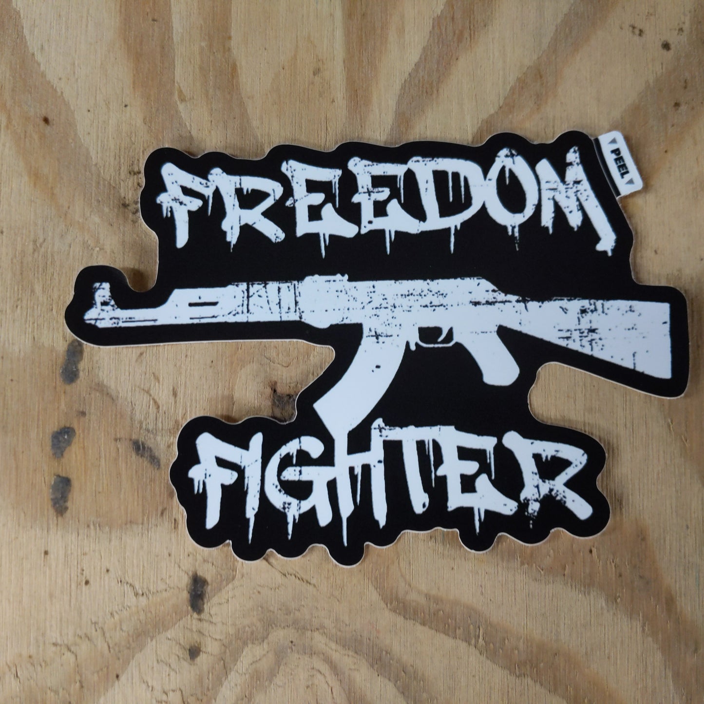Freedom Fighter Graffiti Decal