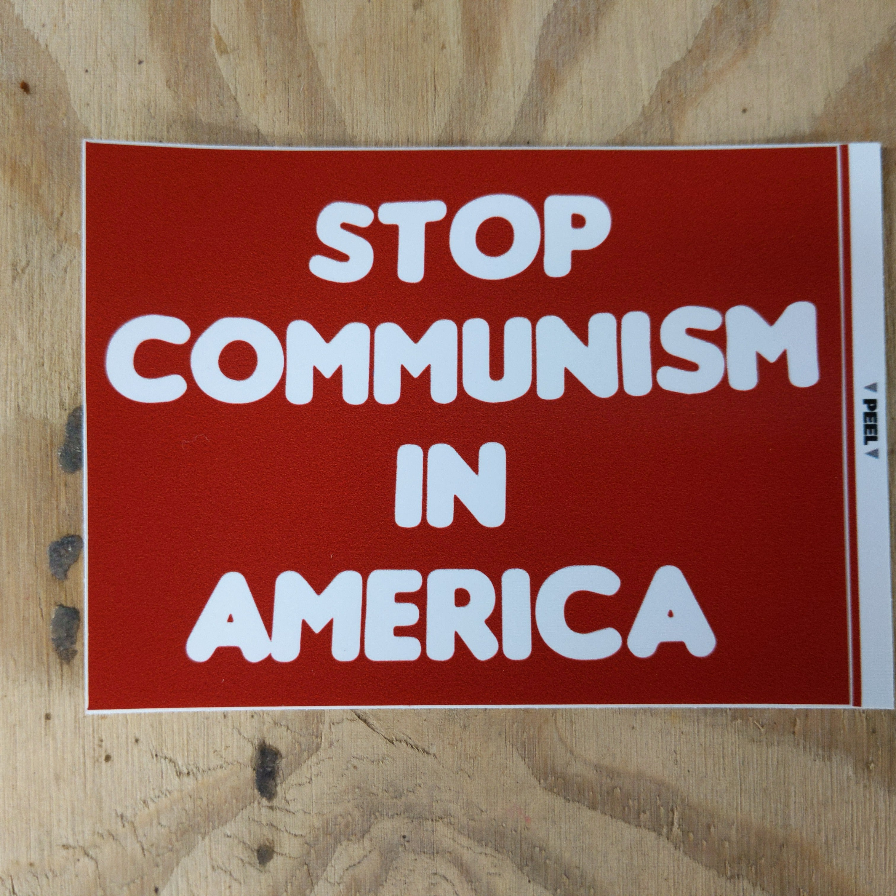 Stop Communism In America Decal BSI Stop communism in america decal bsi