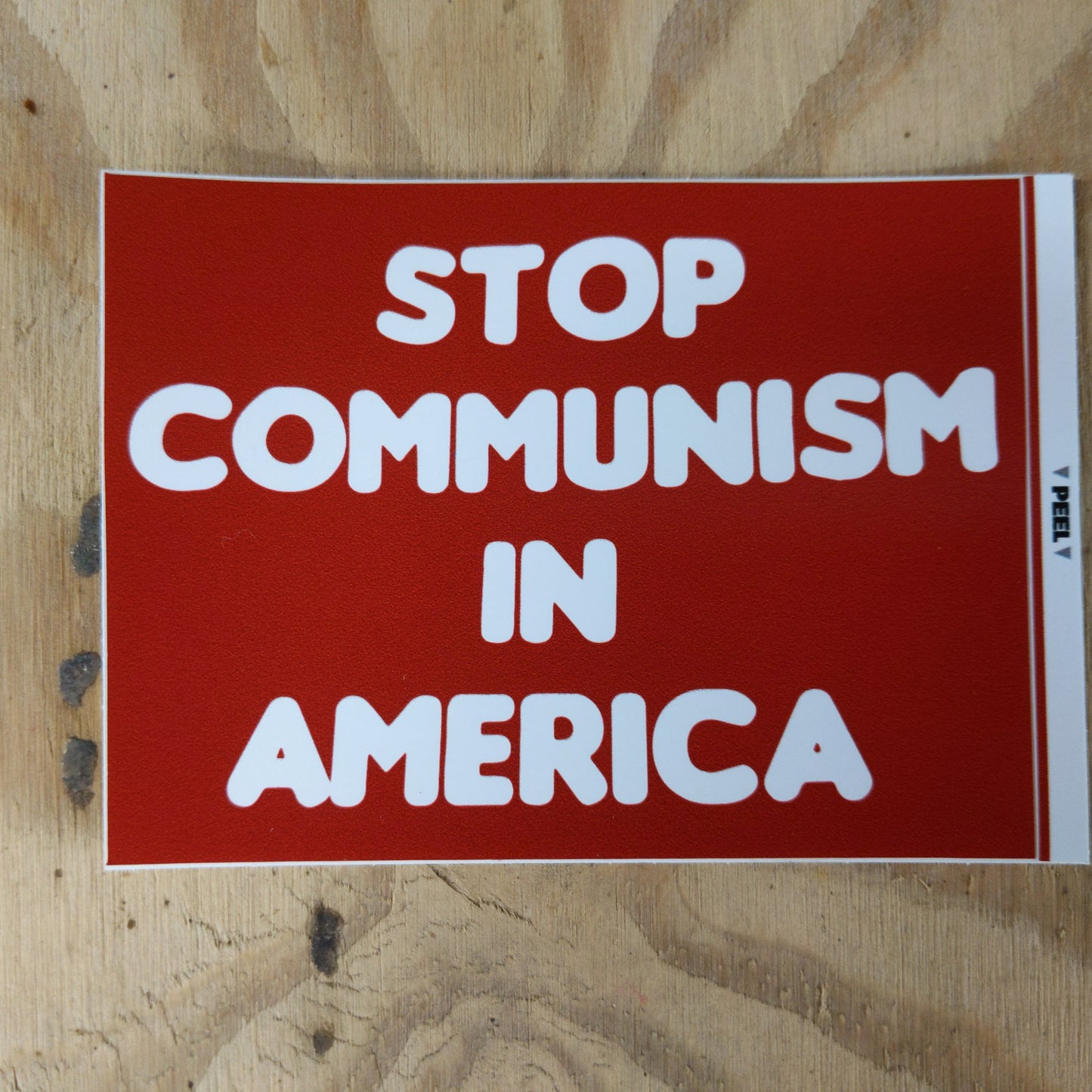 Stop Communism in America Decal