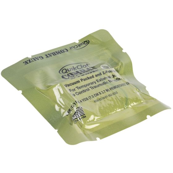 QuikClot Z-Fold Vacuum Packed Combat Gauze