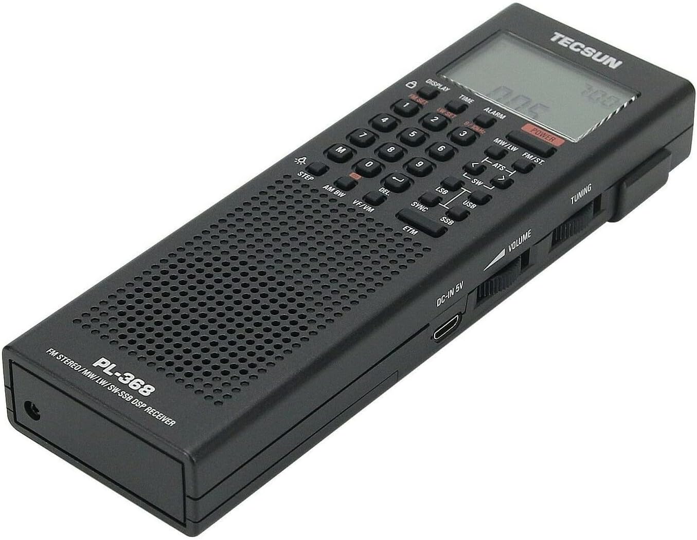 Tecsun PL-368 Portable Radio FM Stereo SSB DSP ETM ATS FM MW Shortwave World Band Receiver
