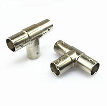 BNC T-Type 3 Way Connector, 2 Pack