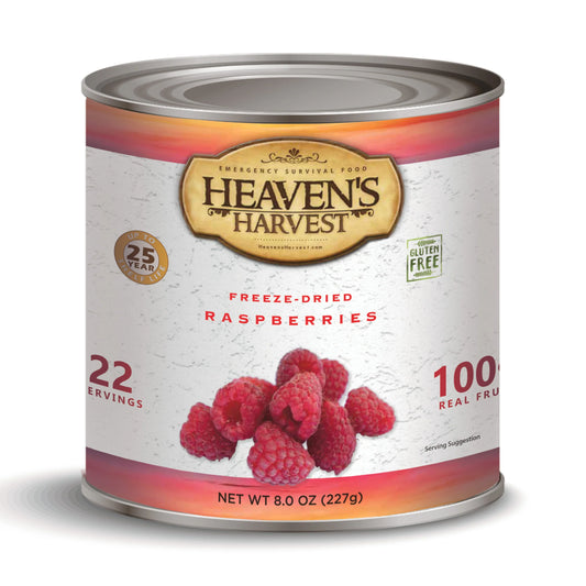 Freeze-Dried Raspberries, #10 Can