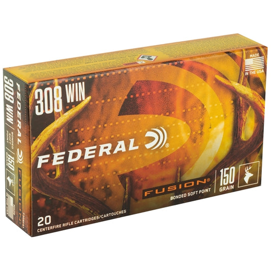 Federal Fusion 308 Win. 150gr Ammunition, 20rds - F308FS1