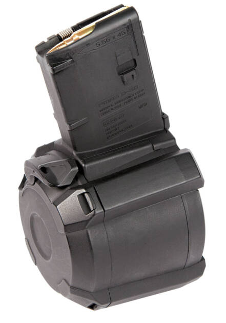Magpul PMAG D-60 GEN M3 60rd Drum 223 Rem/5.56x45mm NATO Fits AR-15/M16/M4