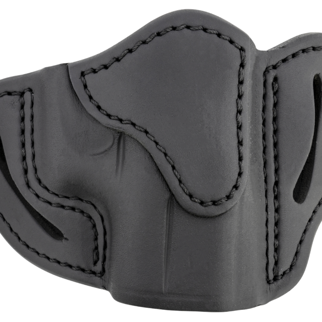 1791 Gunleather BHC Optic Ready OWB Compact Stealth Black Leather Belt Slide Compatible w/Glock 43/Sig P365/Walther PPK Right Hand