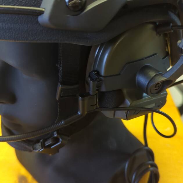 Helmet Mounted Communications Headset