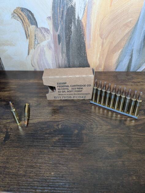Federal 223 Ammo 62 Grain Soft Point 30 Rounds - Z223SP