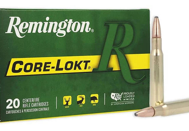 Remington Core-Lokt 30-06 Springfield Ammo 165 Grain Pointed Soft Point - R3006B