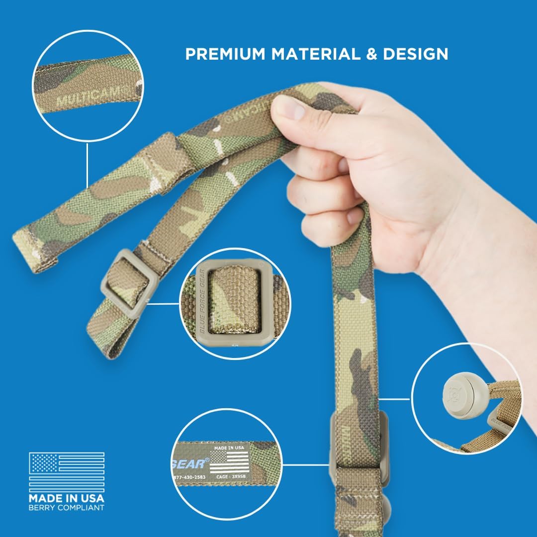 Blue Force Gear GMT Multicam Adjustable 2 Point Cordura Sling - Image 3