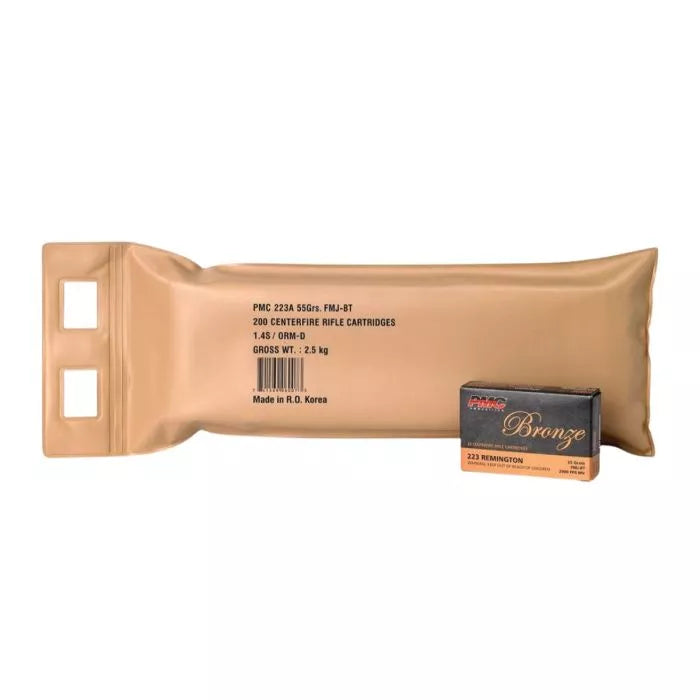 PMC Bronze Battle Pack (BP) .223 Remington Rifle Ammo 55 Grain - 200rd