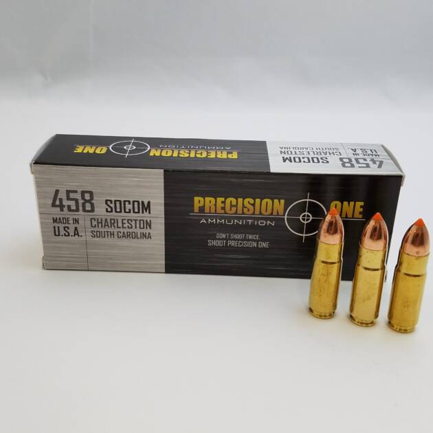 Precision One 458 SOCOM 300 GRAIN NOSLER BALLISTIC TIP