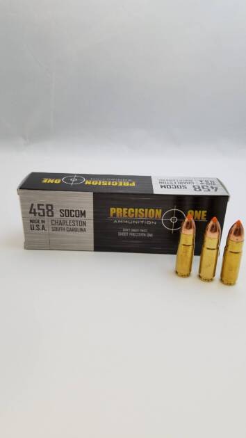 Precision One 458 SOCOM 300 GRAIN NOSLER BALLISTIC TIP
