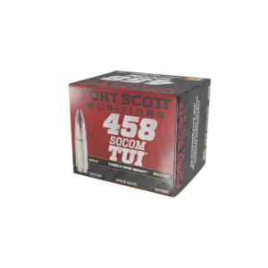 Fort Scott Munitions 458 SOCOM TUI - 300GR Solid Copper Ammo