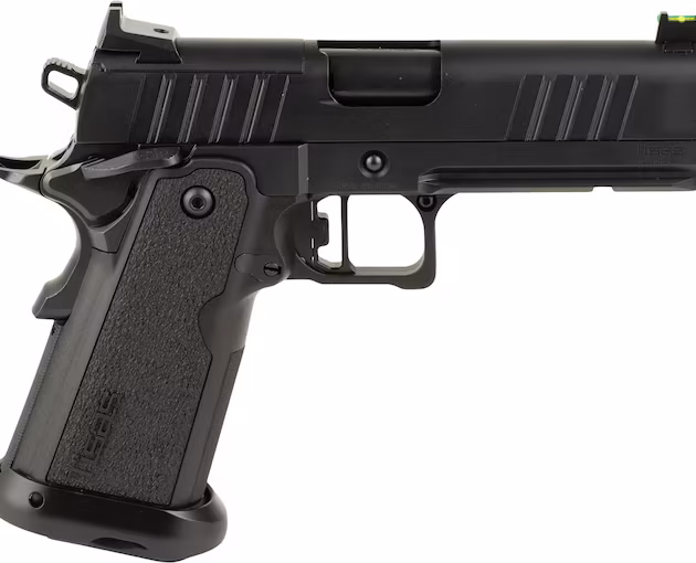 Tisas Carry 9 DS FF 9mm Luger Pistol 4.25" Barrel 17+1 Round QPQ Black Slide Black Grip QPQ Black Frame