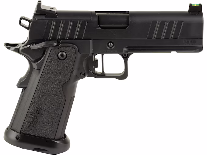 Tisas Carry 9 DS FF 9mm Luger Pistol 4.25" Barrel 17+1 Round QPQ Black Slide Black Grip QPQ Black Frame