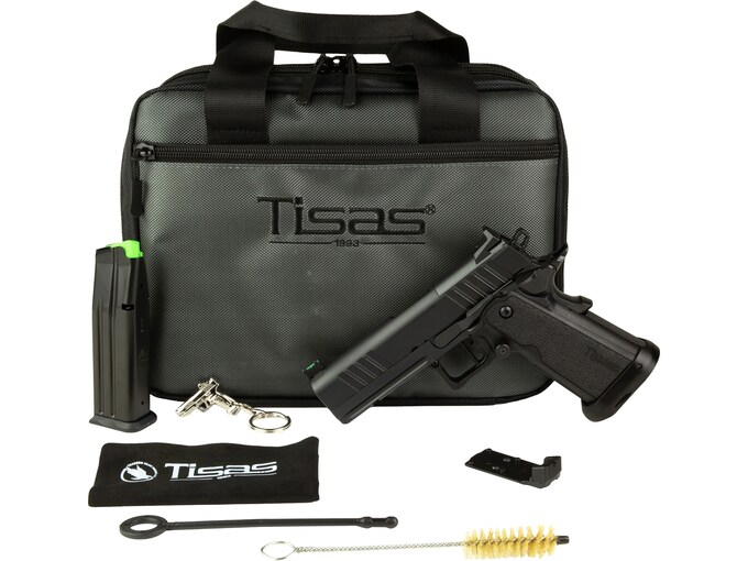 Tisas Carry 9 DS FF 9mm Luger Pistol 4.25" Barrel 17+1 Round QPQ Black Slide Black Grip QPQ Black Frame - Image 2