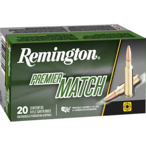 Remington Premier Match 300 AAC Blackout 125 Grain MatchKing OTM 20 Rounds